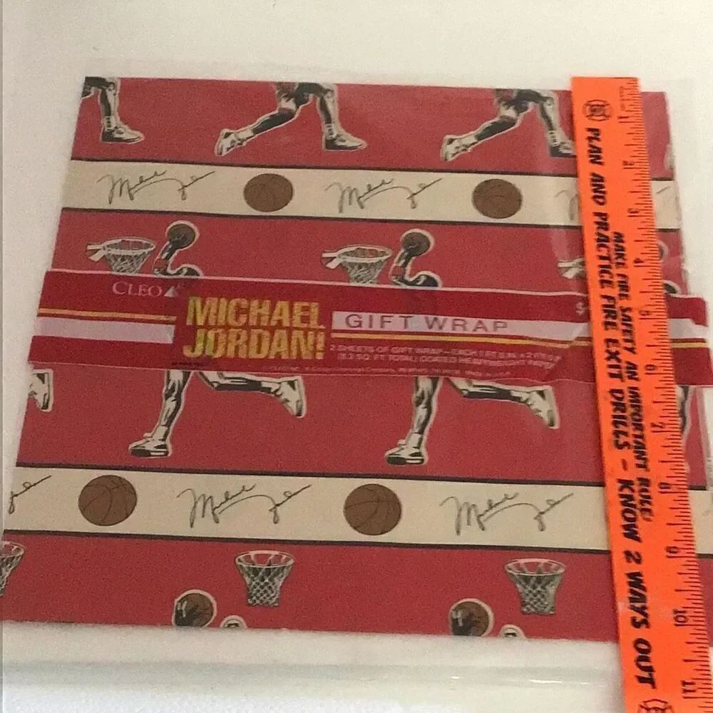 Vintage Michael Jordan, gift wrap, original packing